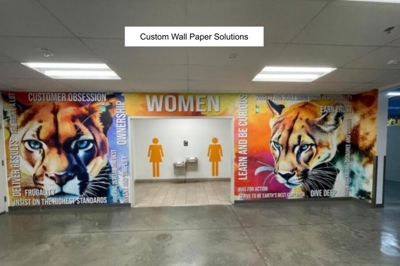 <b>Custom Wallpaper Solutions & Custom Vinyl Graphics</b> Photo